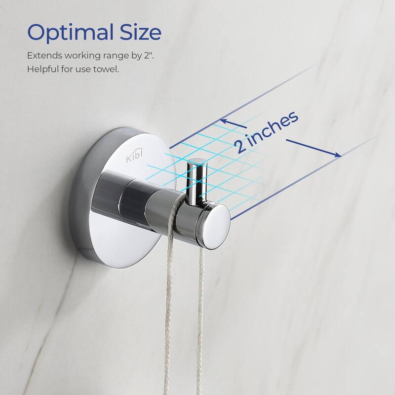 Circular Bathroom Towel & Robe Hook