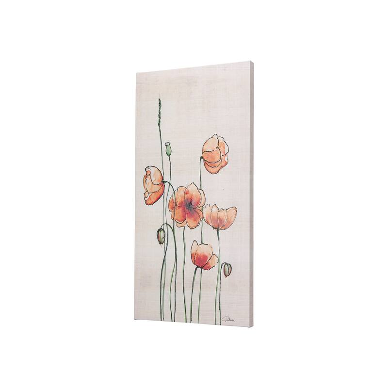 Meadow Flowers I (20 x 40) Canvas Art Print