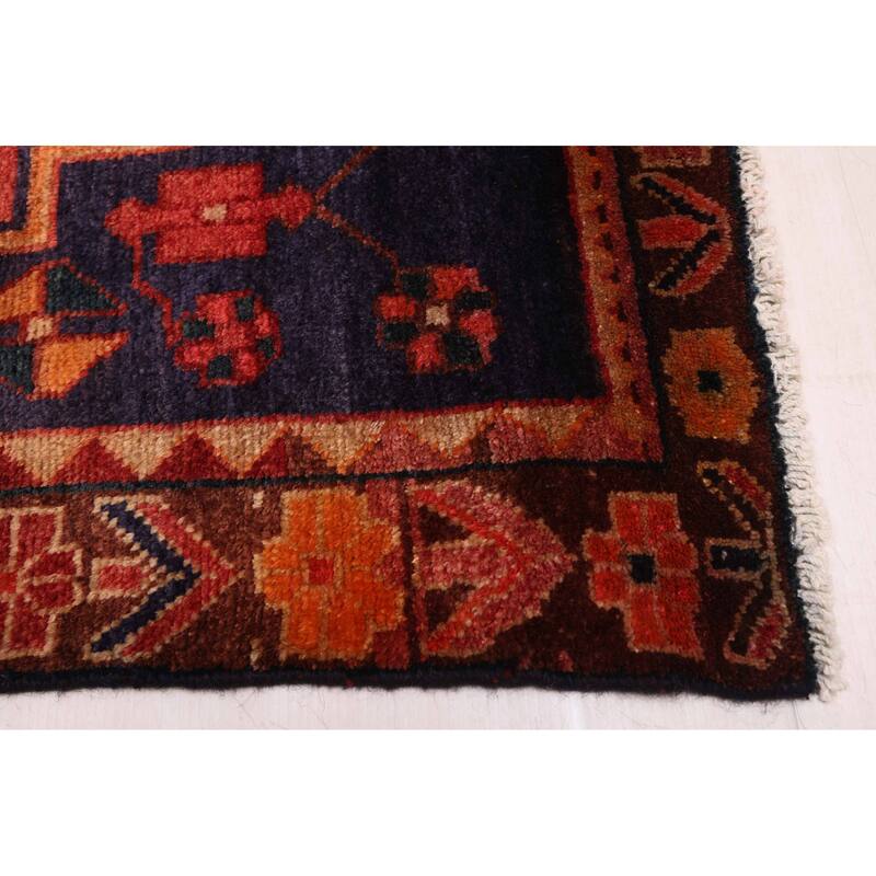 ECARPETGALLERY Hand-knotted Melis Red Wool Rug - 4'9 x 9'1