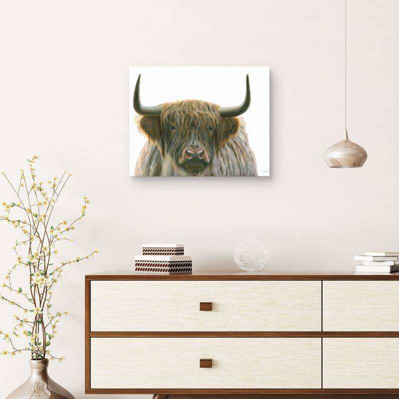 Highlander by James Wiens Canvas Art Print