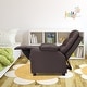 preview thumbnail 45 of 46, Costway Kids Youth Recliner Chair PU Leather w/Cup Holders & Side