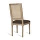 preview thumbnail 21 of 58, Regina Wood and Cane Upholstered Dining Chair (Set of 4) by Christopher Knight Home