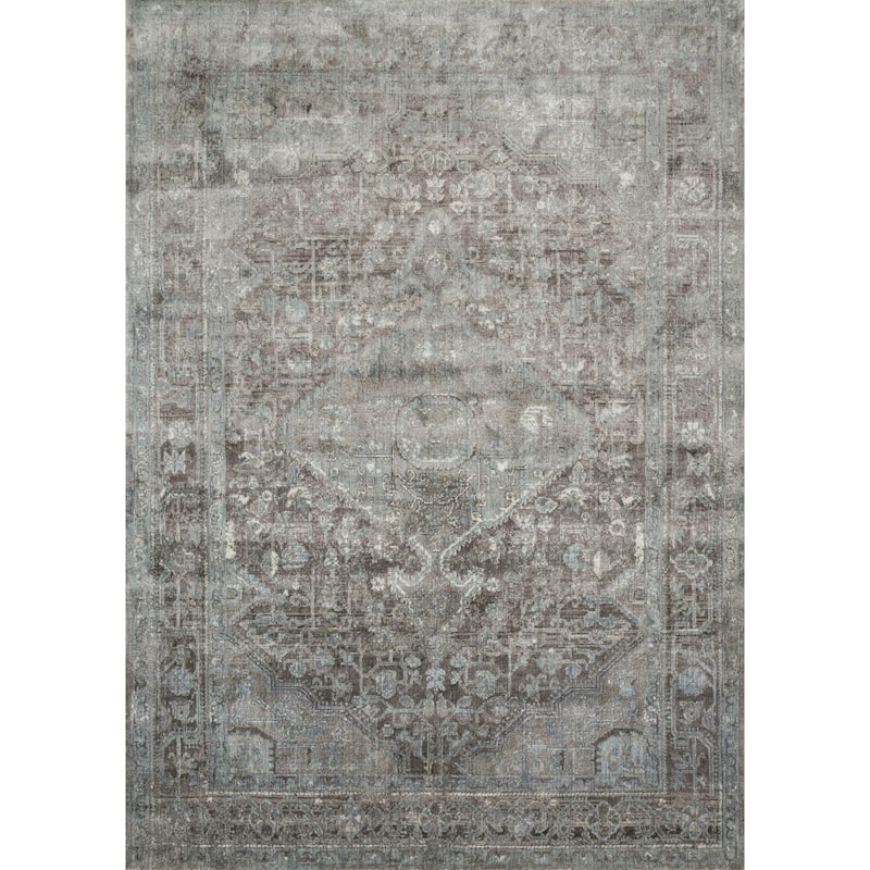 Alexander Home Contessa Distressed Stone Oriental Area Rug
