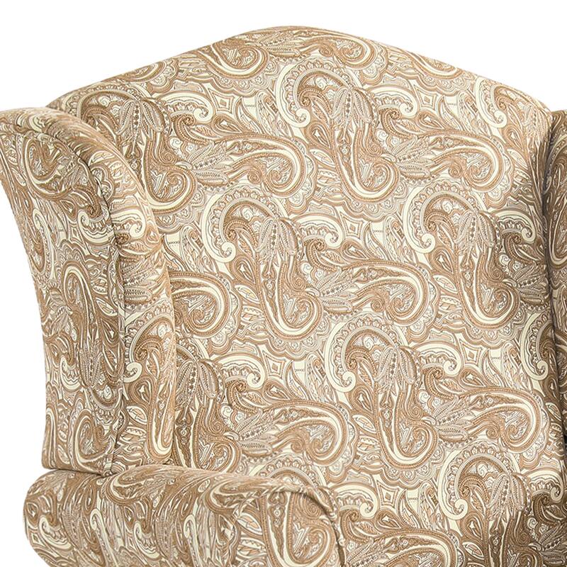 2 Set Modern Upholstery Wingback Accent Chair