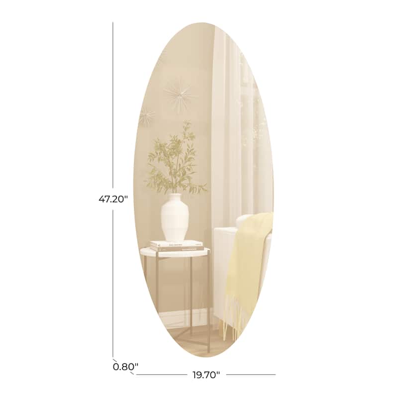 Wood Star Large Wall Mirror - White or Black - Roche River Decor