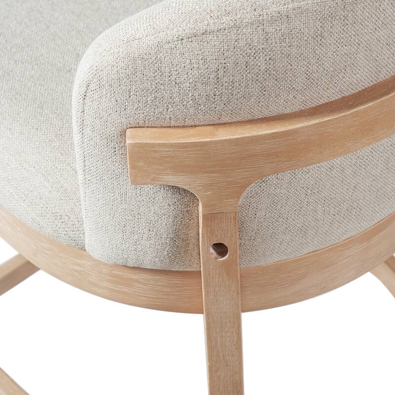 Christopher Knight Home - Calista Modern Wooden Upholstered Counter Stool