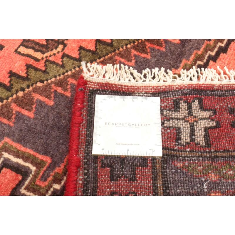 ECARPETGALLERY Hand-knotted Andelz Red Wool Rug - 4'2 x 6'9