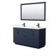 Option Dark Blue, Black Trim, Giotto Quartz Top