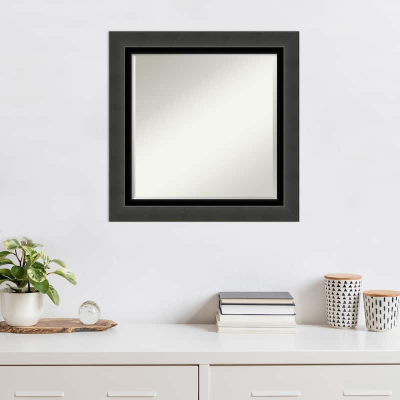 Beveled Wall Mirror - Tuxedo Black Frame - Tuxedo Black