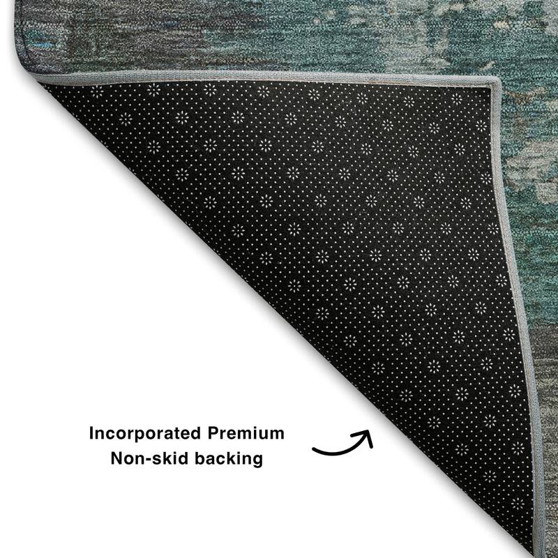 Premium Washable Super Soft Abstract Contemporary Mayfield Rug