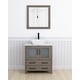 preview thumbnail 1 of 39, Vanity Art 30-inch Single Sink Bathroom Vanity Set With Engineered Marble Top and Free Mirror - 30 x 18.5 x 36 Inches Driftwood Gray