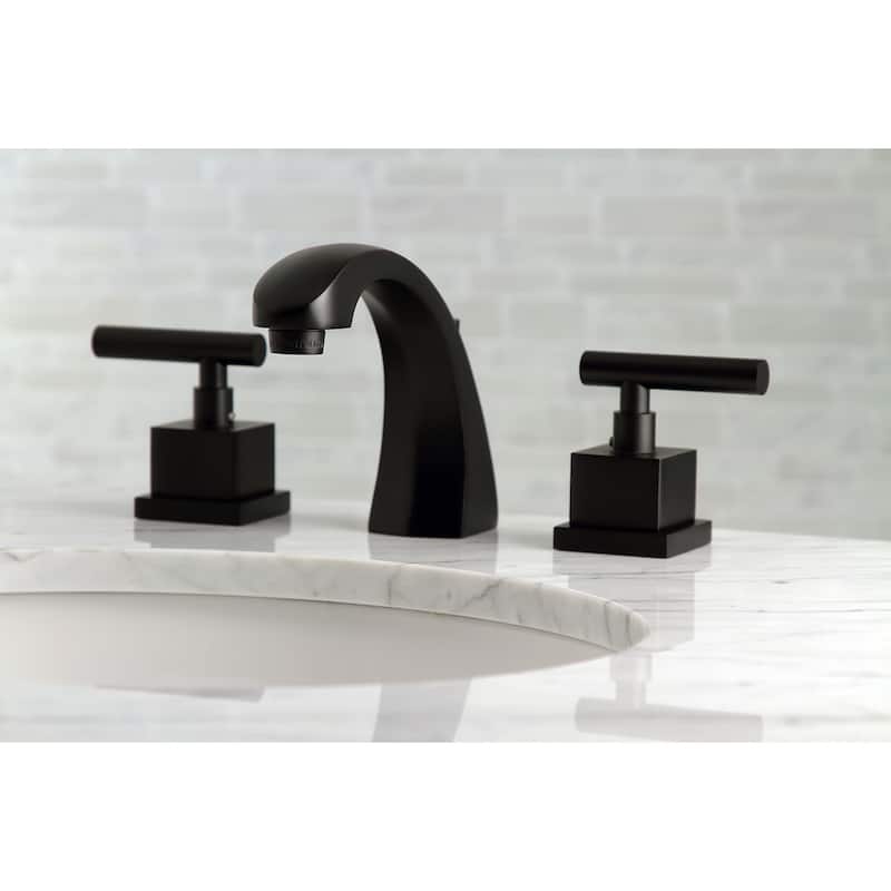 Kingston Brass Claremont 8 in. Widespread Bathroom Faucet - Matte Black