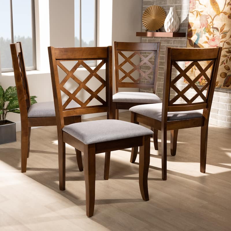 Brigitte Modern and Contemporary 4-Piece Dining Chair Set