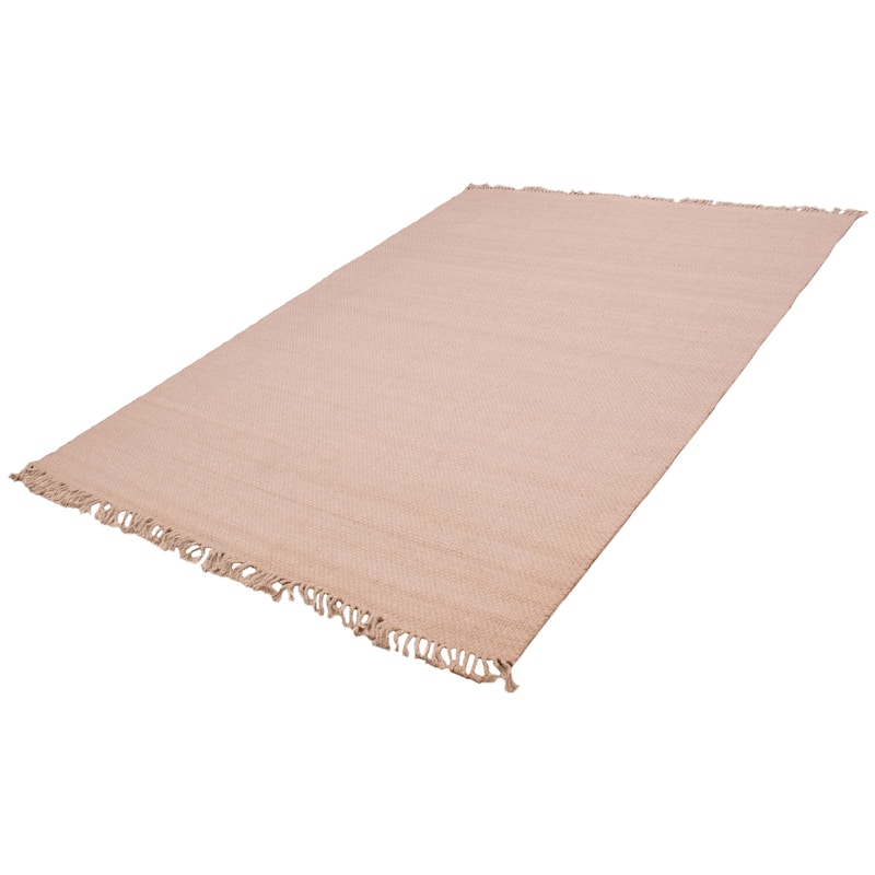 ECARPETGALLERY Braid weave Sienna Beige, Pink Wool Rug - 8'9 x 11'10