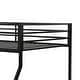 preview thumbnail 20 of 21, Furniture of America Jackson Modern Metal Twin over Full Low Profile Bunk Bed with Reversible Ladder