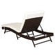 preview thumbnail 8 of 16, Outsunny 5 Position Adjustable Outdoor PE Rattan Wicker Chaise Patio Louge Chair