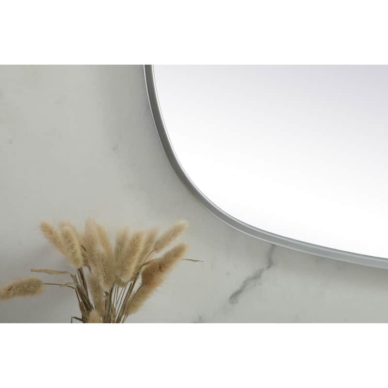Elegant Lighting MR2B2460 Brynn 24" W x 60" H Oval Framed Bathroom