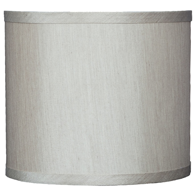 Classic Drum Faux Silk Lamp Shade 8-inch to 16-inch Available - 8" - Champagne