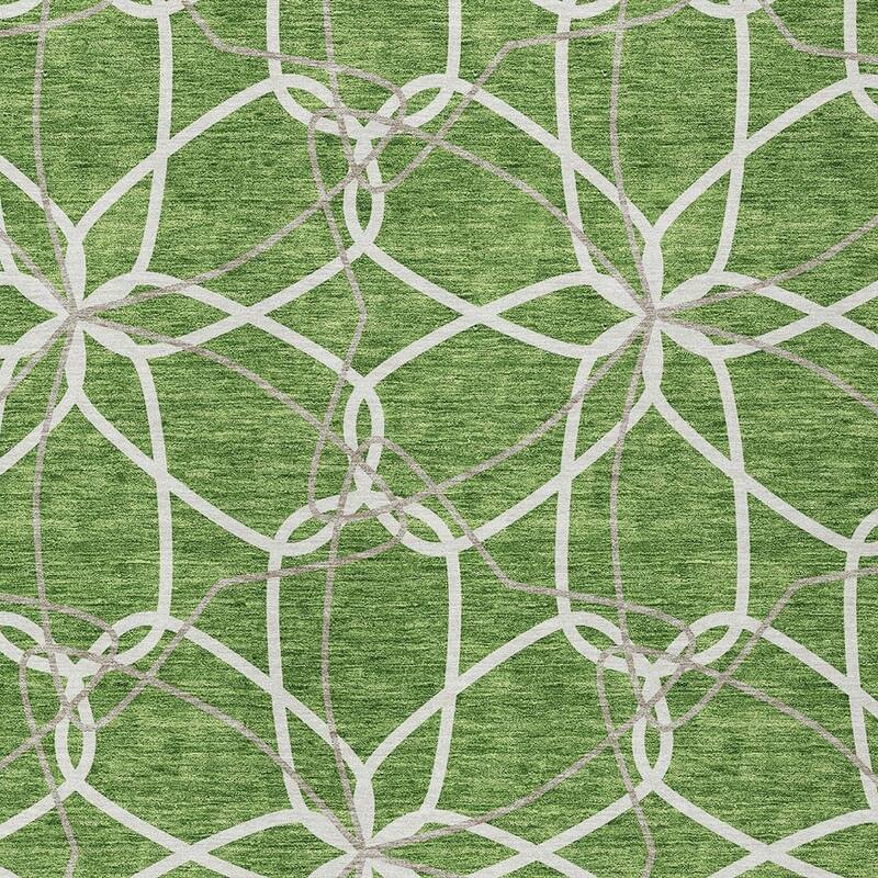 HomeRoots Geometric Modern Rectangle Outdoor Rug