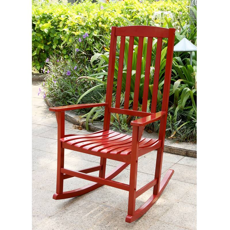 Cambridge Casual Alston Outdoor Rocking Chair - Red