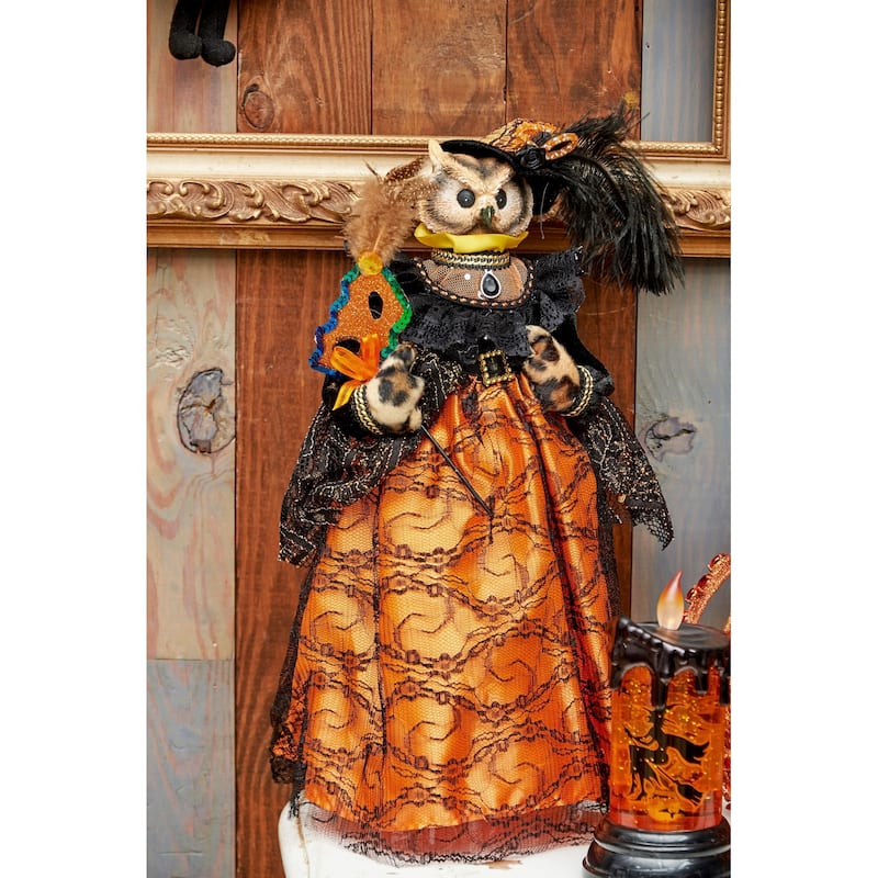 Countess Of Orange Halloween Owl