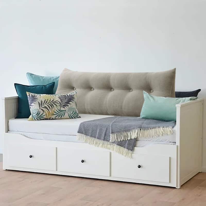 WOWMAX Large Bed Wedge Pillow Headboard Back Support Reading Cushion