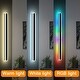 preview thumbnail 2 of 4, 2-Pack RGBW Waterproof Frame Wall Light for Indoor & Outdoor