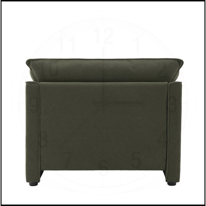 Chenille Oversized Armchair