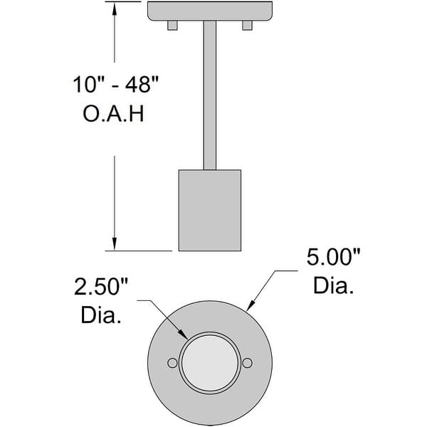 Access Lighting Cafe 1 Light LED Wall Or Ceiling Spotlight