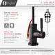 preview thumbnail 10 of 9, STYLISH Matte Black Single Handle Pull Down Kitchen Faucet with Cold Water Tap