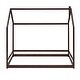 preview thumbnail 11 of 10, Twin Size House Bed with Playhouse Design, Sturdy Pine Wood Frame for Kids' Comfort and Imaginative Play