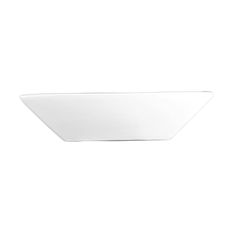 White Ceramic Porcelain Square Countertop Vessel Sink 16 1/2 " Art Basin Pack of 4 Renovators Supply