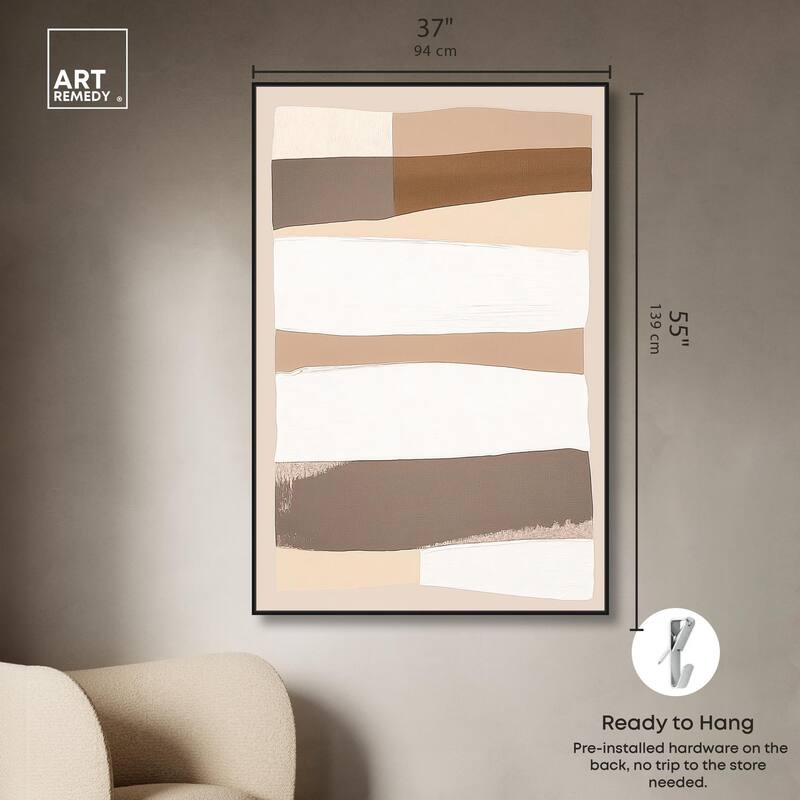 Linear Landscape I Canvas by Art Remedy