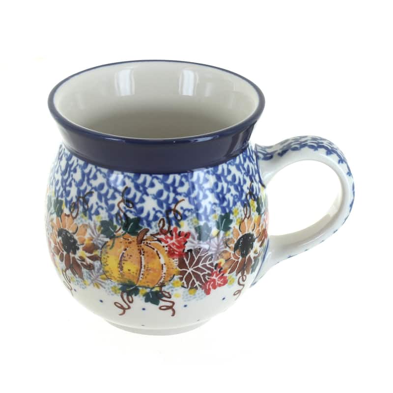 Blue Rose Polish Pottery Ceramika Artystyczna Bubble Mug - Harvest Bounty