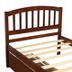 preview thumbnail 38 of 46, Twin Platform Storage Bed with Headboard and Two Drawers - Functional and Durable