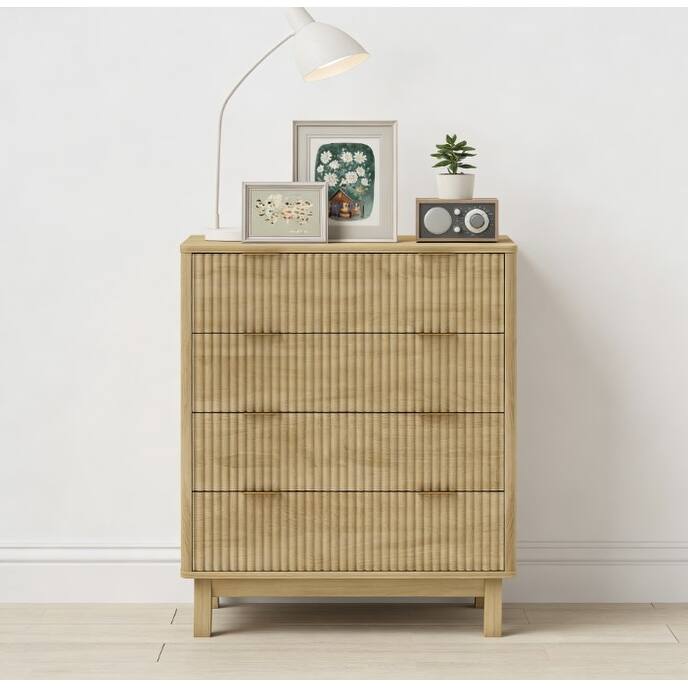 Closet Dresser,4 Drawer Double Dresser for Bedroom