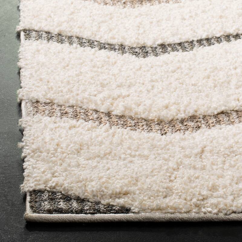SAFAVIEH Santorini Shag Junie Abstract 1.2-inch Thick Rug