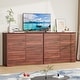 preview thumbnail 18 of 26, Tall Modern Wooden Dresser with 8 Drawers, Deep Storage, Large Chest of Drawers with Wide Top