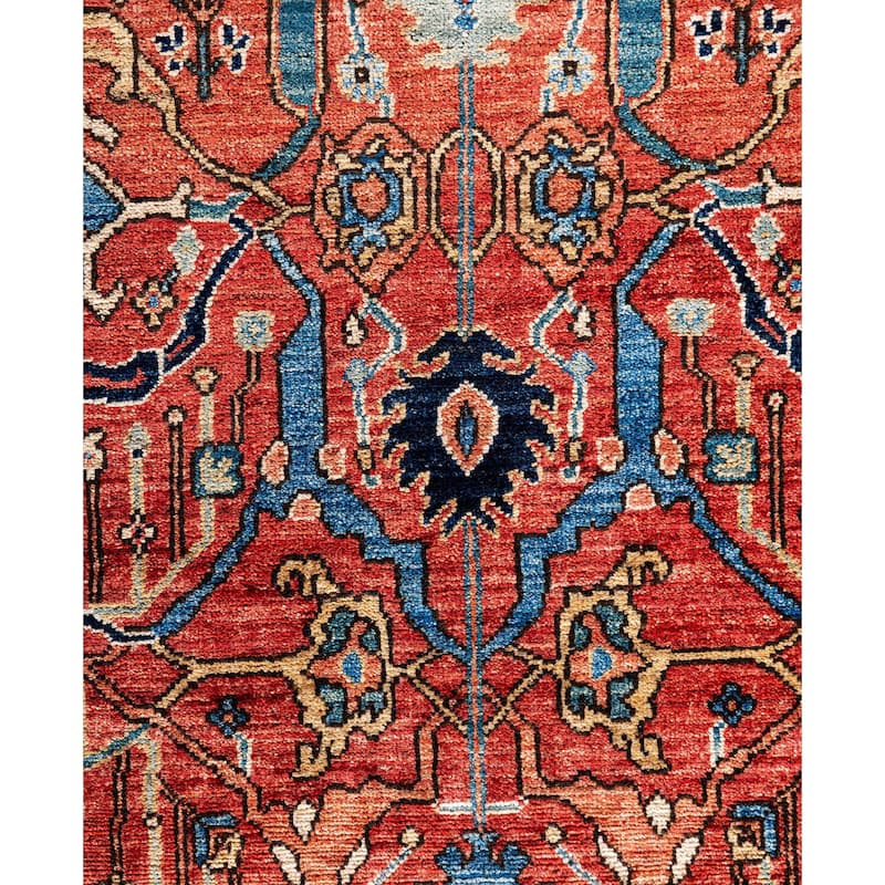 Serapi One-of-a-Kind Hand-Knotted Area Rug - Red - 8' 3" x 10' 0"