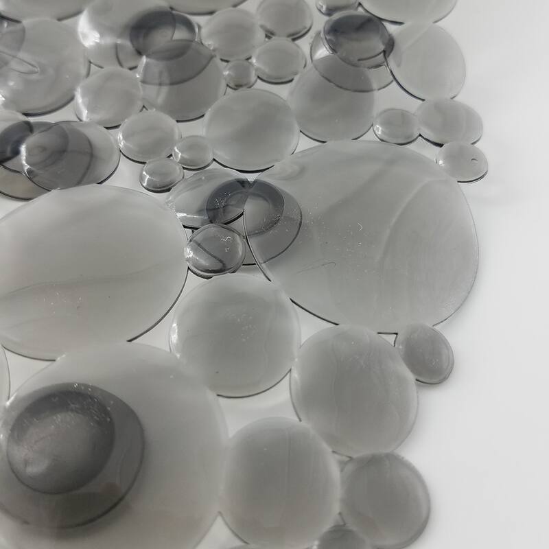 Bubbles Non-Slip Oval Bathtub Mat 28 L x 15 W
