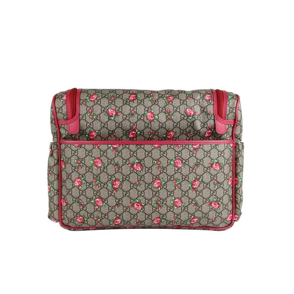 gucci mum gg flowers backpack diaper bag