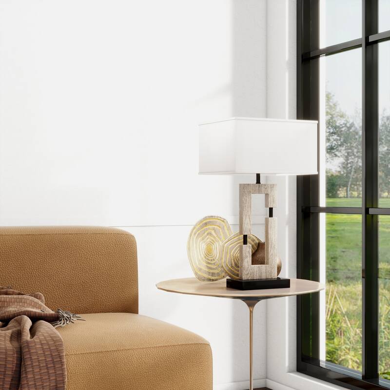 Set of 2 Painted Table Lamp