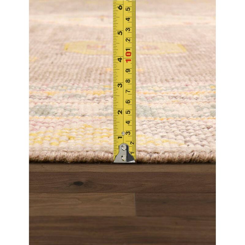 Pasargad Home Khotan Hand-Knotted Wool Area Rug, Camel