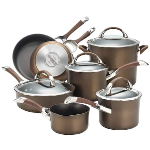 Circulon Symmetry Hard-Anodized Nonstick 11-Piece Cookware Set