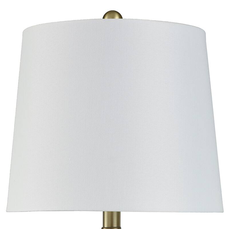Christy Table Lamp - Golden Copper - Brussels White