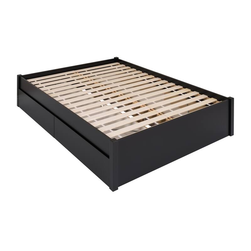 Prepac Queen Select 4-post Platform Bed with Optional Drawers