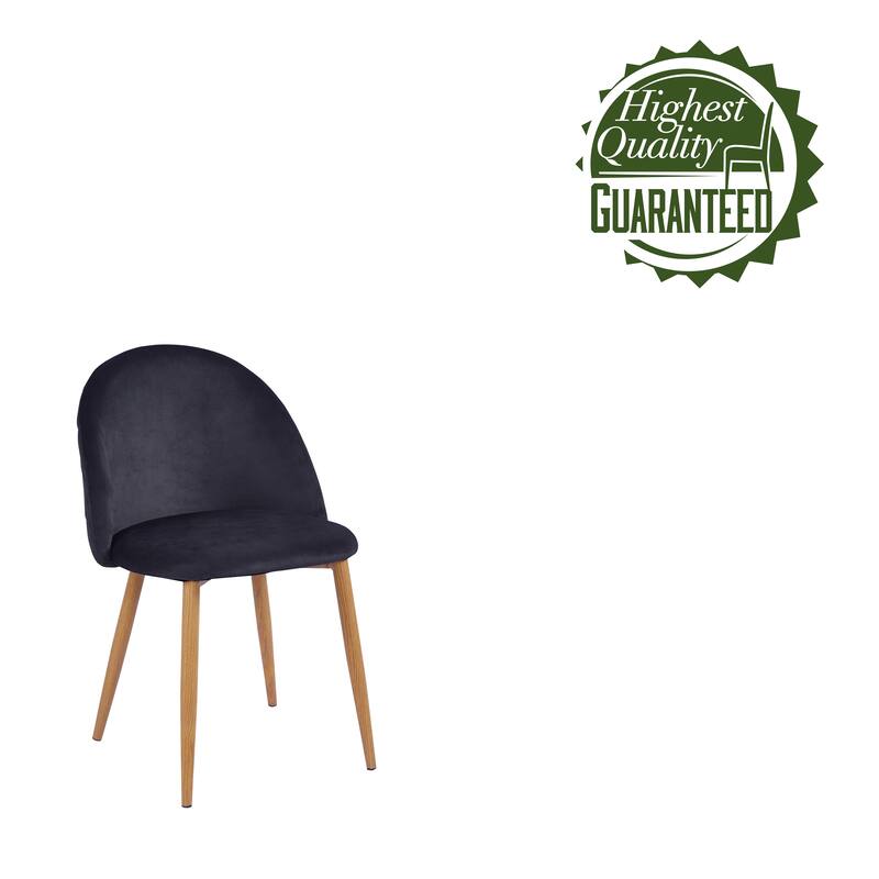 Porthos Home Jailyn Dining Room Chairs Set Of 2, Velvet And Metal