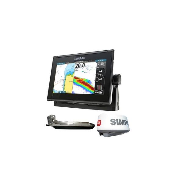 Simrad Search Patterns Simrad GO9 XSE 4G Radar Bundle Fishfinder & Chartplotter w/ TotalScan ...