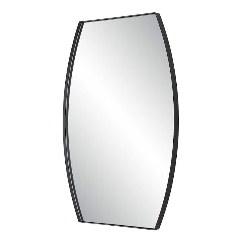 Silver Orchid Iron Black Mirror