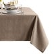 preview thumbnail 32 of 33, Continental Solid Texture Water and Stain Resistant Tablecloth